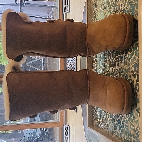 Ugg Bailey Button Triplet Tall Boots - Picture 4 of 16